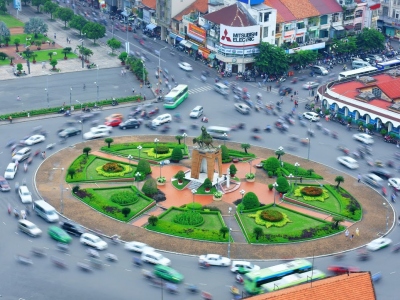 Impression-scene-of-Asia-traffic,-dynamic,-crowded